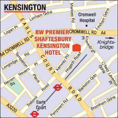 BEST WESTERN PREMIER Shaftesbury London Kensington